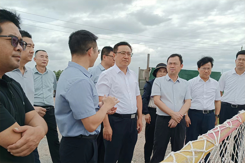 贛州市委常委、副市長(zhǎng)何琦一行蒞臨挺進(jìn)環(huán)保D5地塊土壤治理項(xiàng)目調(diào)研指導(dǎo)
